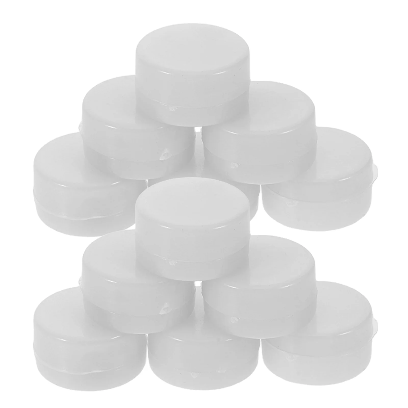 20 piezas insertos de sonajero para bebé, piezas de repuesto para fabricante de ruido de plástico plano seguro, desarrollo sensorial de agitación infantil DIY