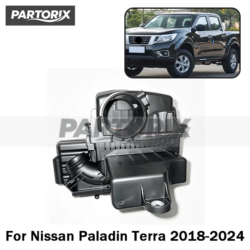 For Nissan Paladin Terra 2018-2024 Air Filter Assembly Air Intake Filter Box Housing With Fixed Mount Bracket 165004JM2B+Z002