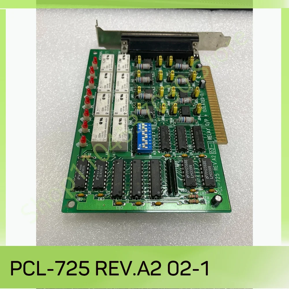 Data acquisition card 8-way relay output and isolated digital input Card PCL-725 REV.A2 02-1