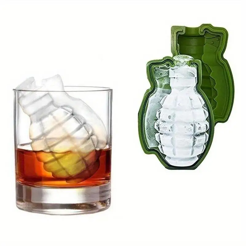 New Creative 3D Ice Cube Tray Silicone Mold Household Kitchen Ice Maker For Bar Party Drink Decoration Handcraft Gift Supplies