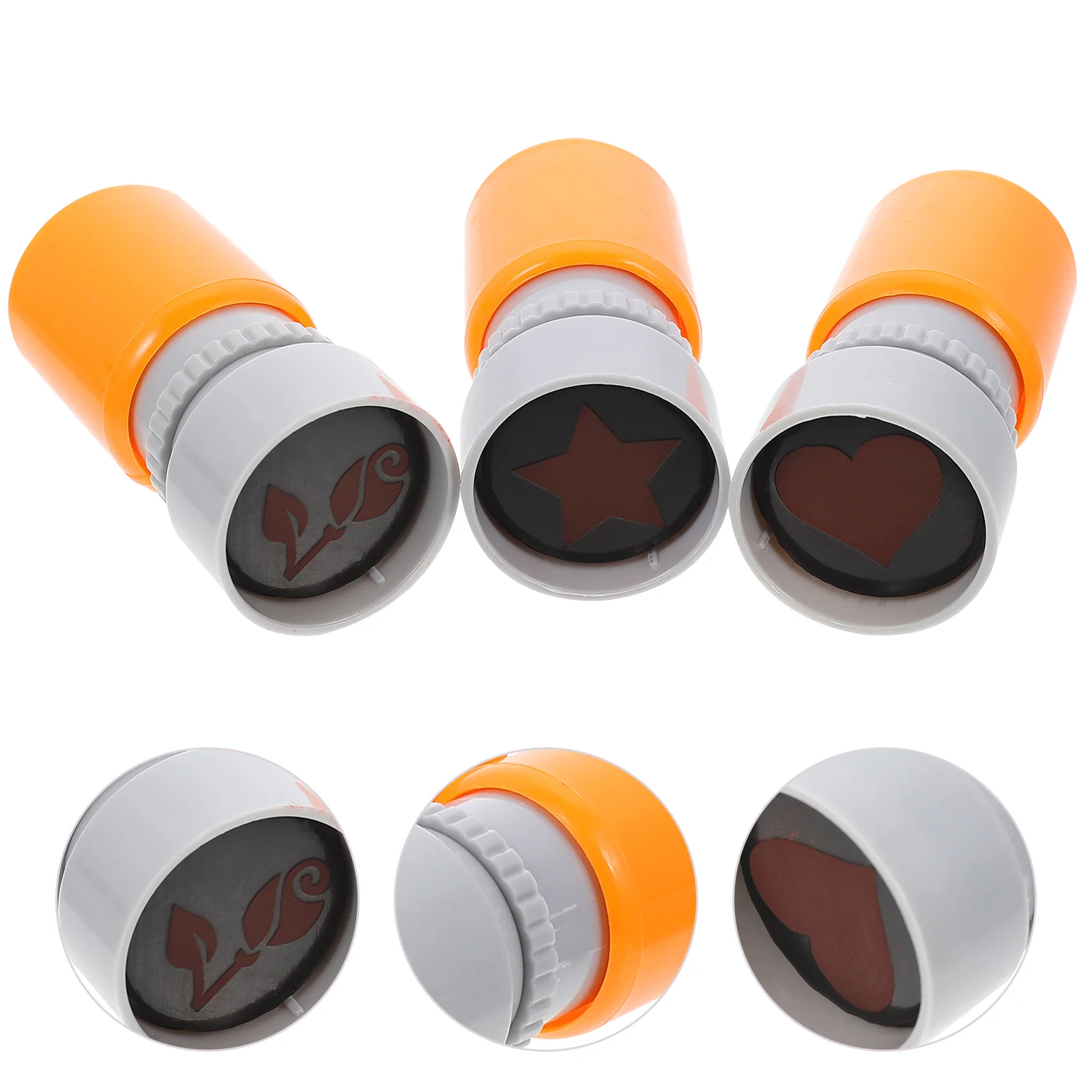 3 Pcs Stamp for School Stamper Homework Seal Education Supply Multifunction Student
