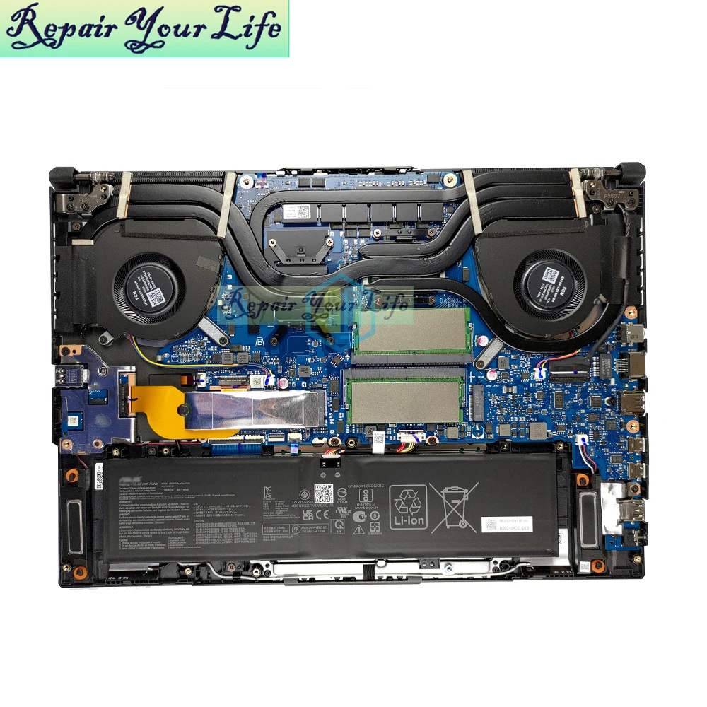 ムー Laptop Cooling Fan For Asus TUF Gaming FX517ZR FX517ZM RTX 3060