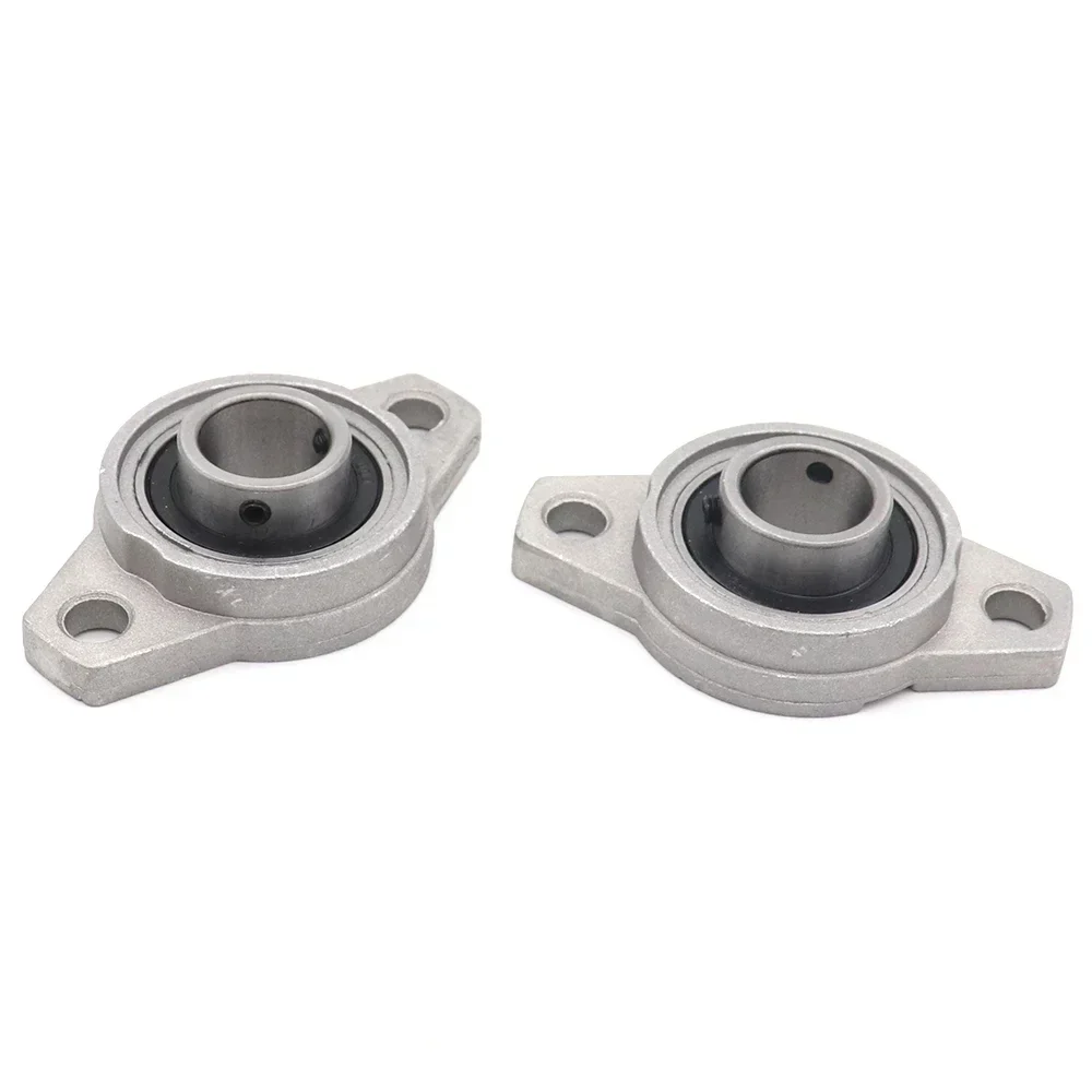 2Pcs KFL000 KFL 10mm Zinc Alloy Mounted Block Cast Housing Self-aligning Pillow Bearing