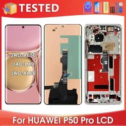 6.6''For HUAWEI P50 Pro For  P50Pro JAD-AL50 JAD-LX9 JAD-AL00 LCD Display Touch Screen Digitizer Assembly Replacement