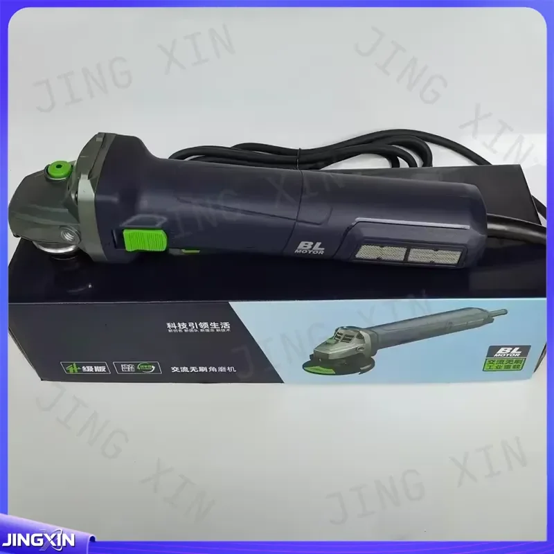 custom for 220V Brushless Angle Grinder Handheld Slim Handle Cutting Grinding Tool for Stone Metal Wood DIY Power Tools