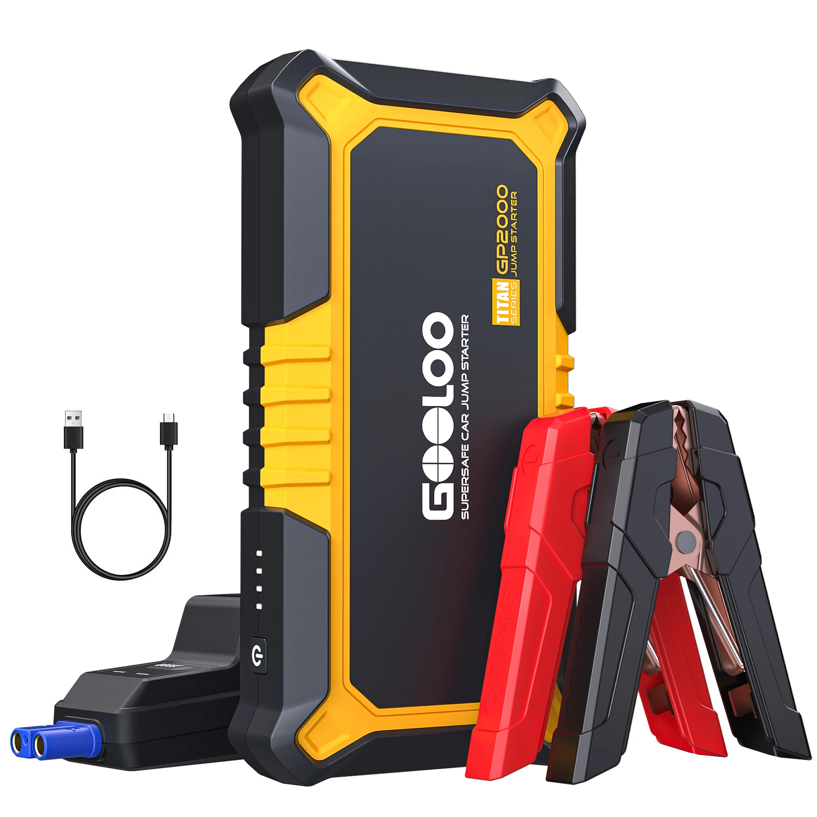 GOOLOO Power Bank 2000A Jump Starter Portable Charger Car Booster 12V Auto Starting Device Emergency Car Battery Starter