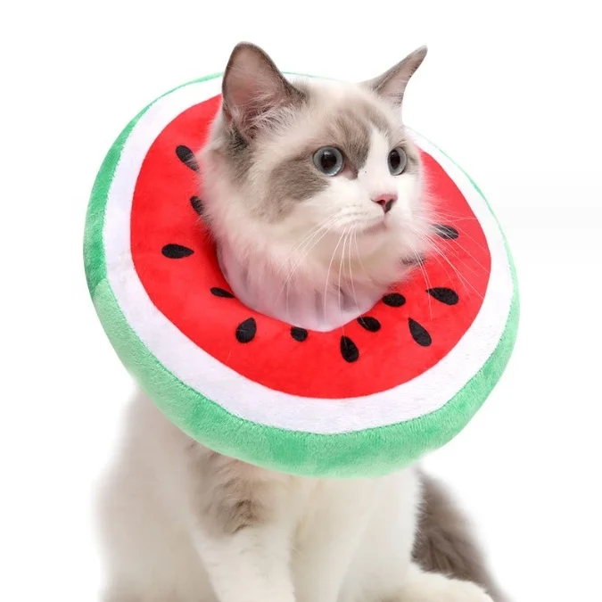 

Cute and Comfortable Pet Post-Op Anti-Lick and Bite Collar Adjustable Pet Cats Dogs Elizabethan Soft Collar