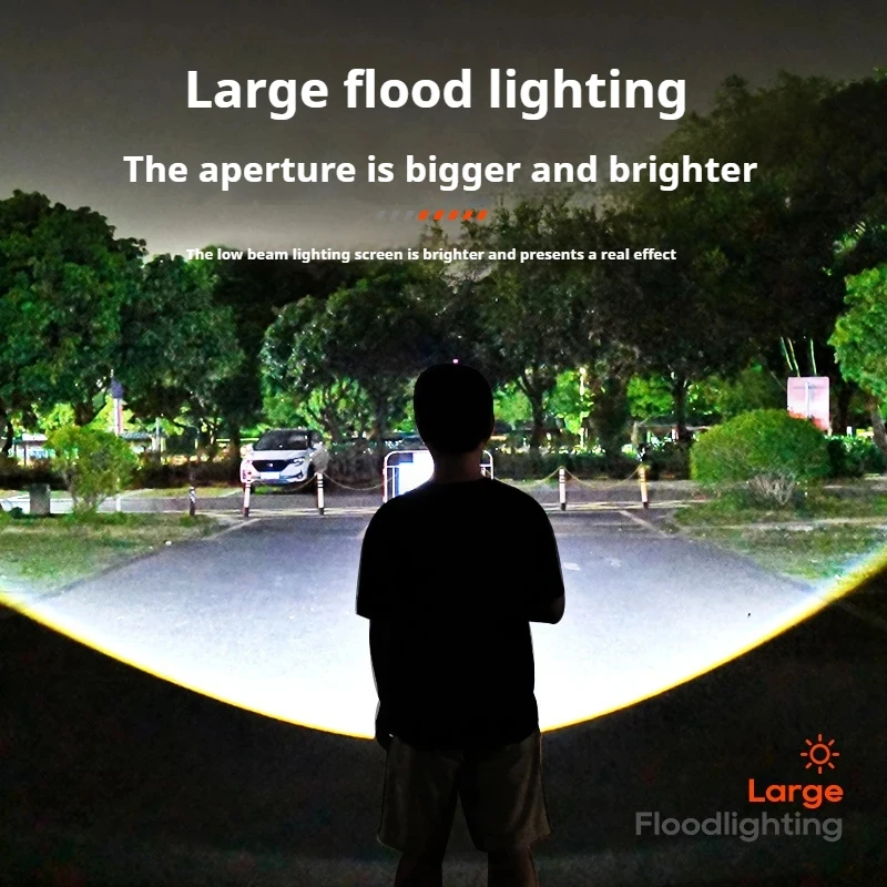 2025 신형 필립스 SFL3121 USB 충전식 손전등, 야외 수색 및 구조, 구조 작업, 비상 구조 손전등