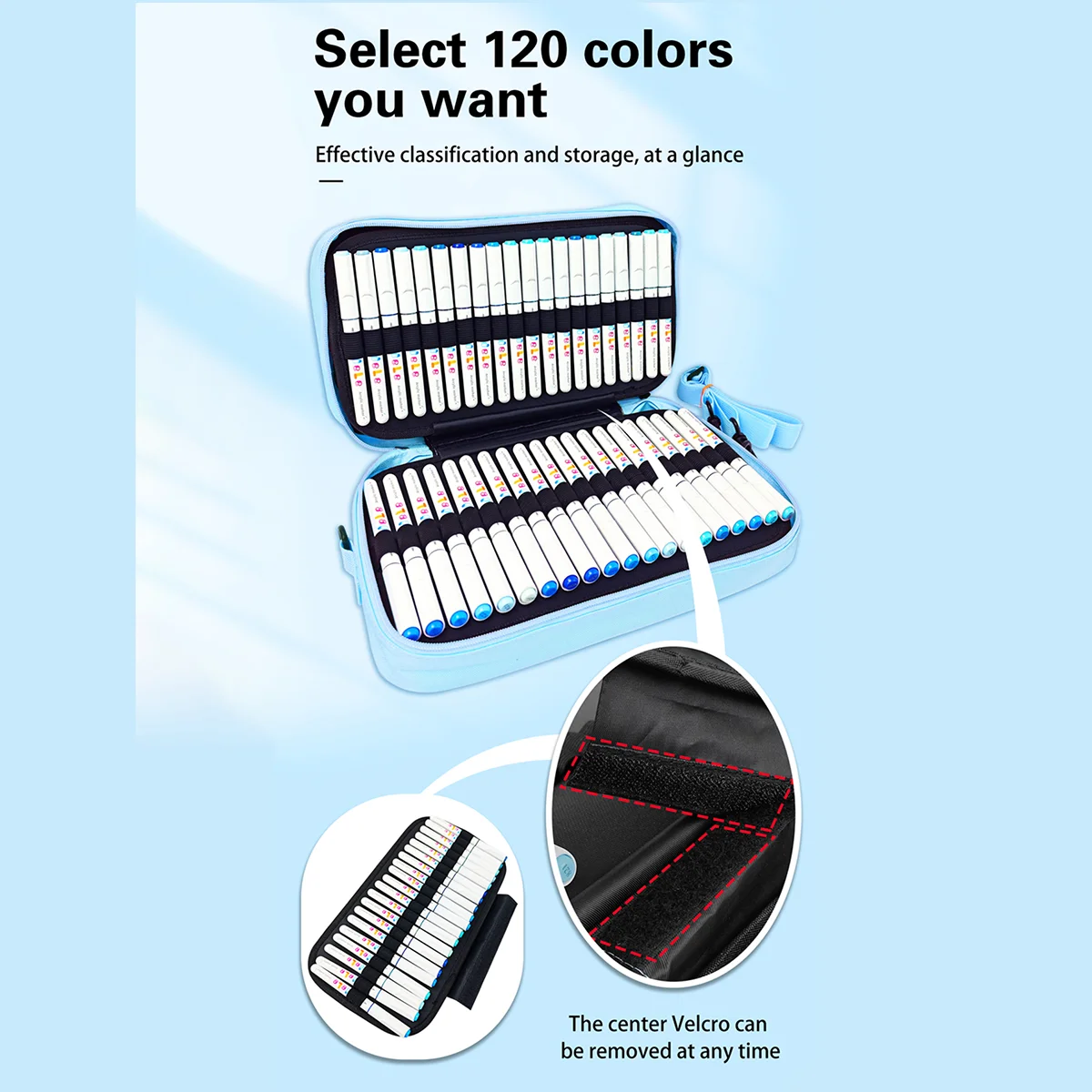 مجموعة أقلام تحديد أكريليك 72/120 قطعة/صندوق، قلم ألوان مائية بتصميم مبتكر ناعم، أساسيات رسم جرافيتي فنية جميلة للمدرسة