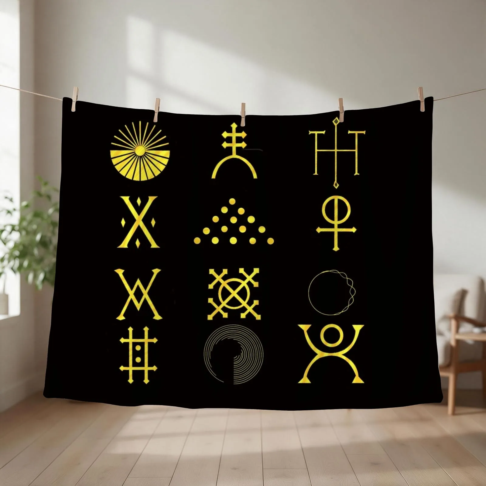 The Battle At Garden's Gate Symbols Throw Blanket Luxury Brand Decorative Sofas For Decorative Sofa Luxury Blankets