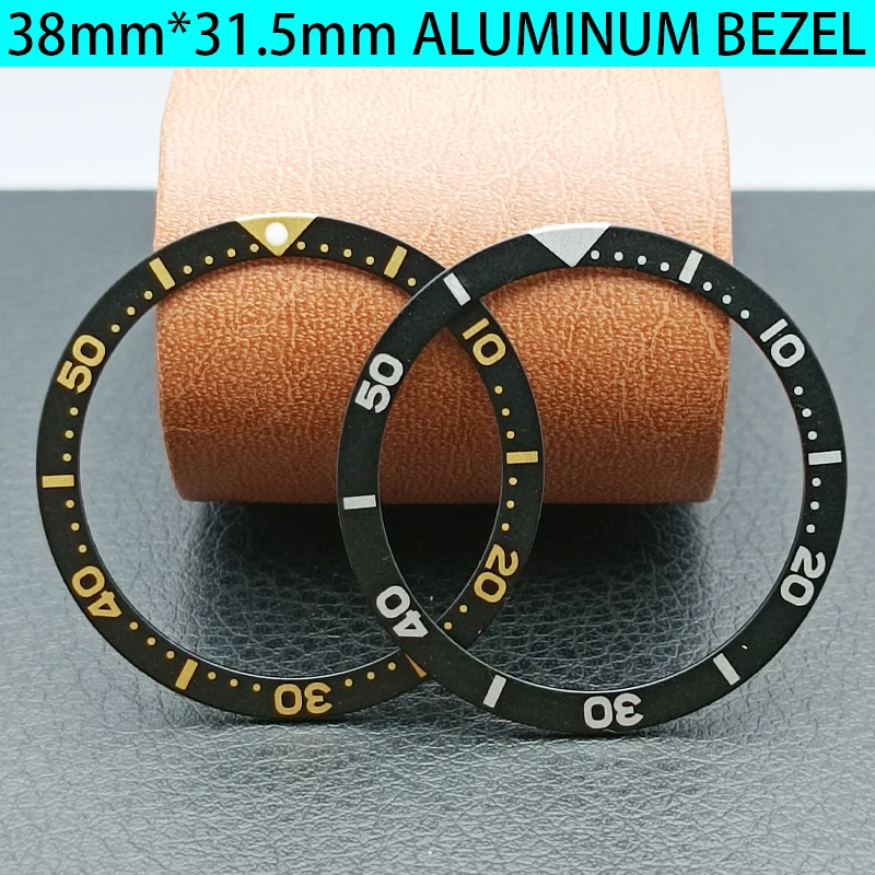 Алюминиевый ободок для часов 38 мм, кольцо корпуса NH35, подходит для подводника NH35 NH36, чехол для дайвинга, безель, детали кольца, мужские часы, подарки