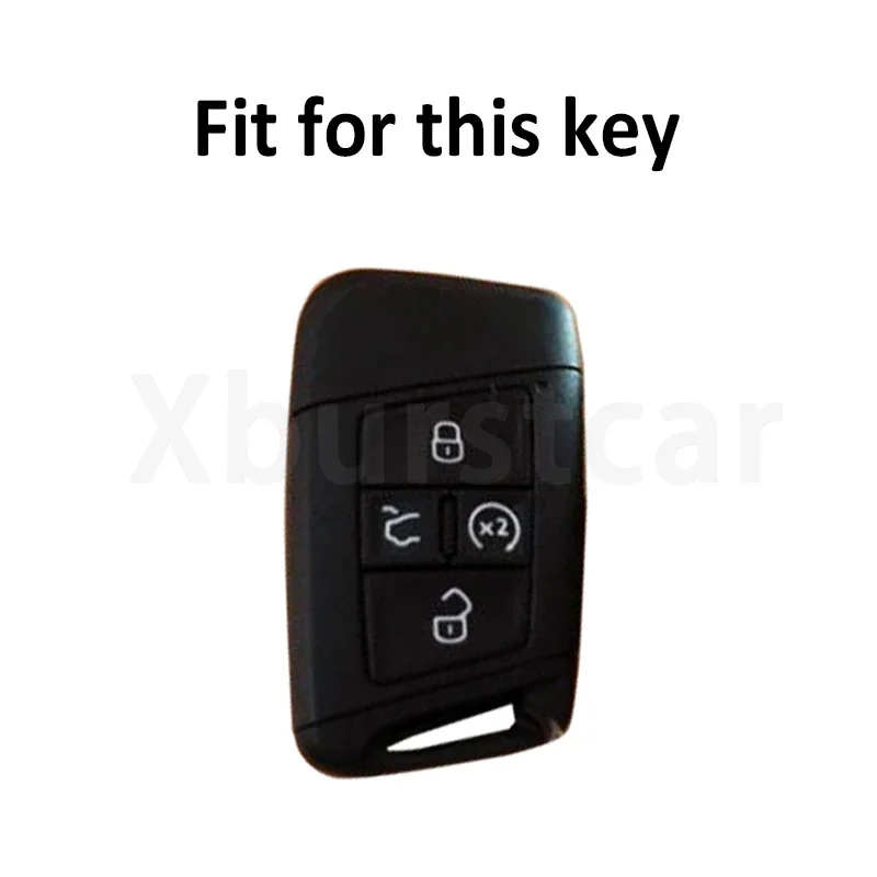 5 Buttons TPU Car Remote Key Case Cover Shell Fob For VW Volkswagen Passat B8 Magotan For Skoda Kodiaq Superb A7 Smart Keyless