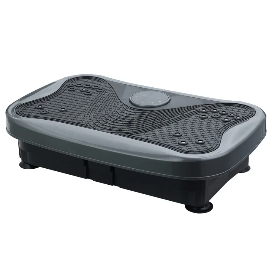 

Vibration Plate Fitness Platform with handle Whole Body Exercise Machine with 120 Speed Levels Lymphatic Drainage Fat Burning a