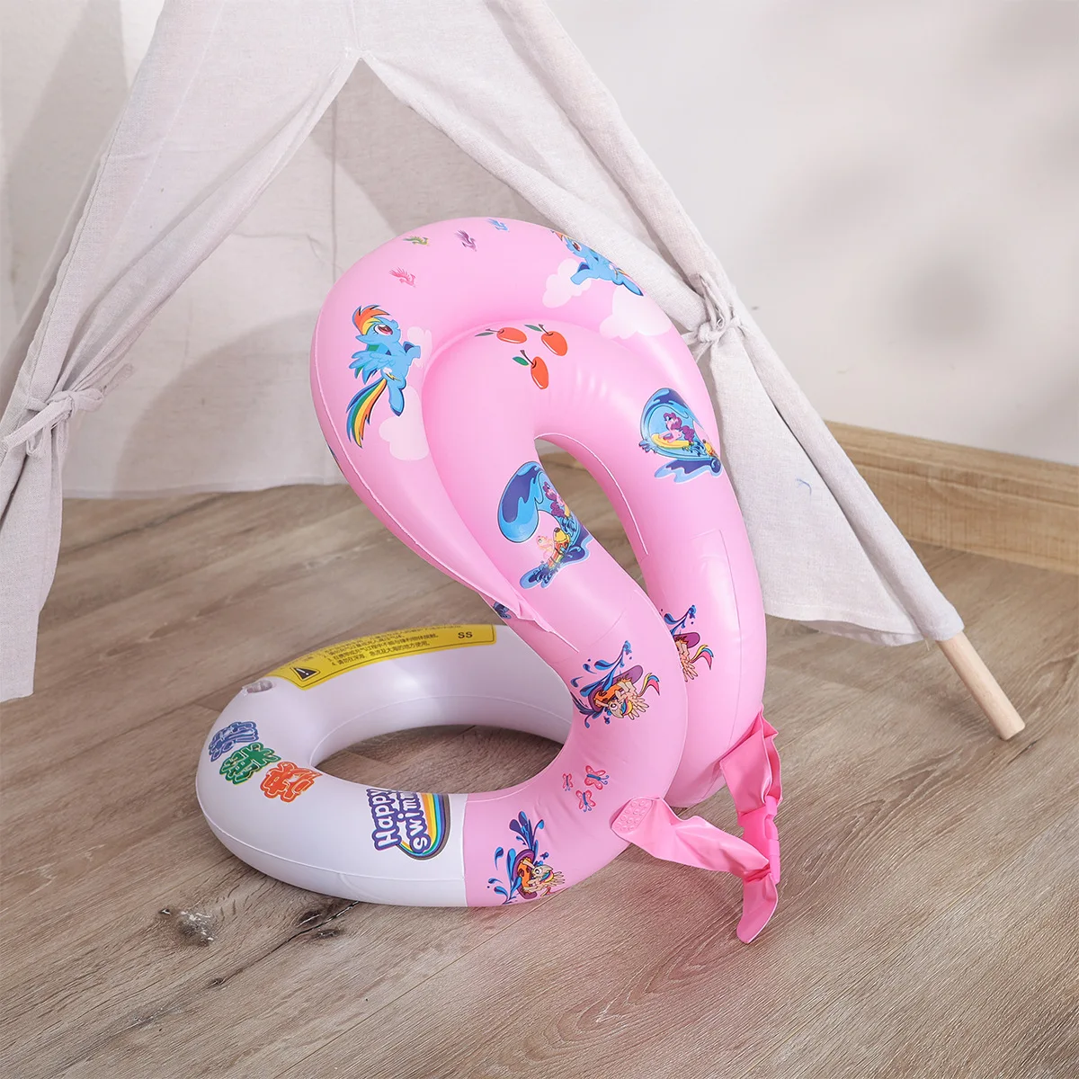 Swimming Pool Accessories Buckle Dual Airbag Inflatable Swim Jacket Swimming Ring Water Sports Kid Drifting Swimming Circle