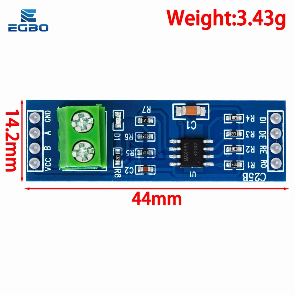 5PCS 10PCS 20PCS EGBO MAX485 module RS485 module TTL turn RS 485 module MCU development accessories rs 485