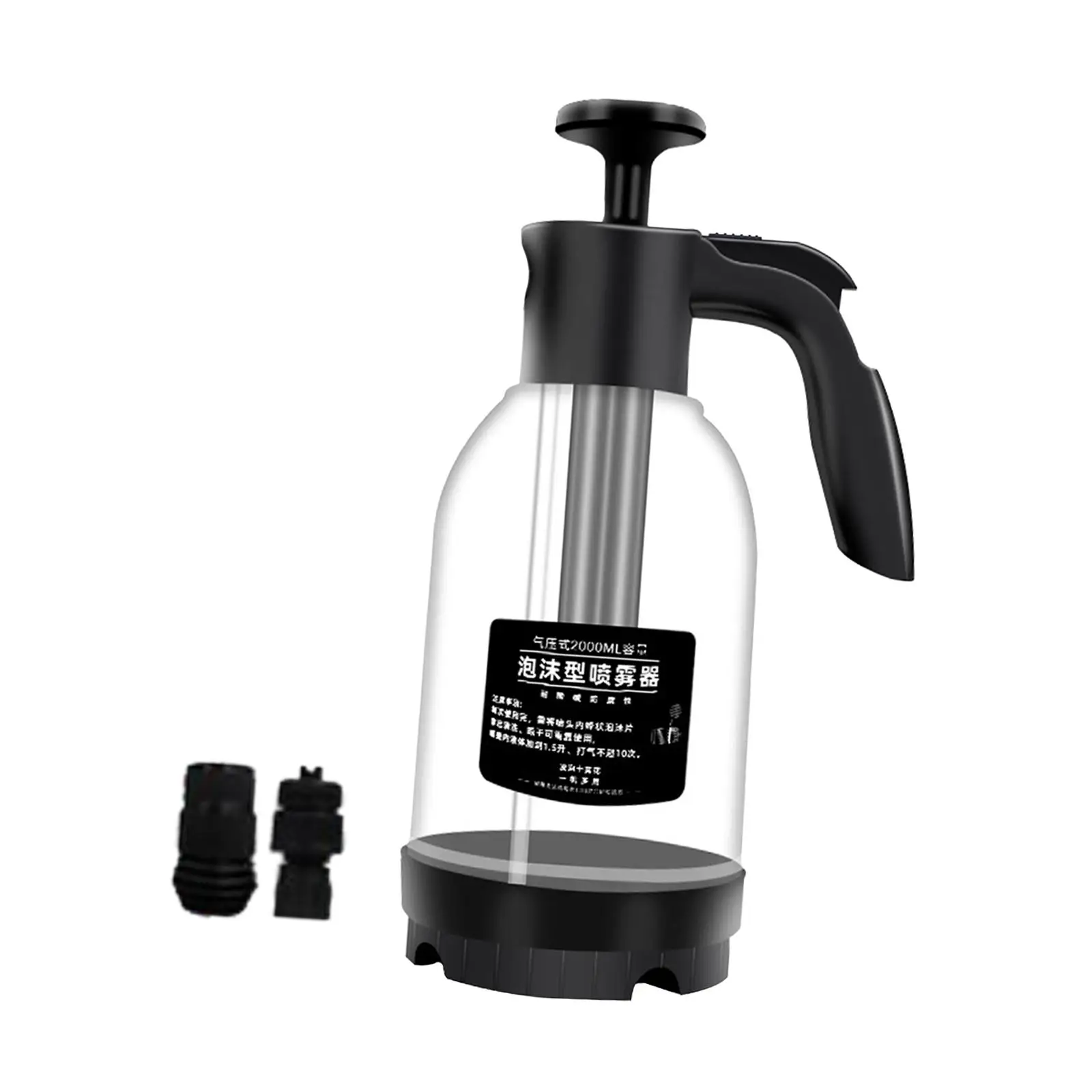 庭や芝生,車,ガーデニング用のシングルハンドプレッシャー噴霧器,ポータブルフォームウォッシュ,2.0l