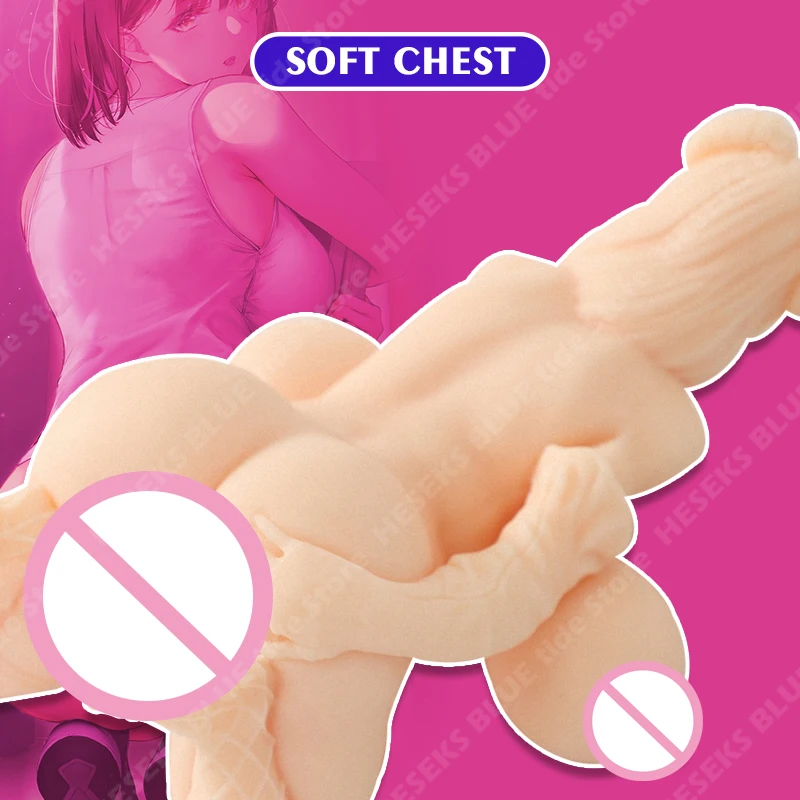 HESEKS Sheep Girl Sex Doll Hold Big Boobs Lifelike Anime Silicone Mens Masturbators Realistic Figure Adult Toys