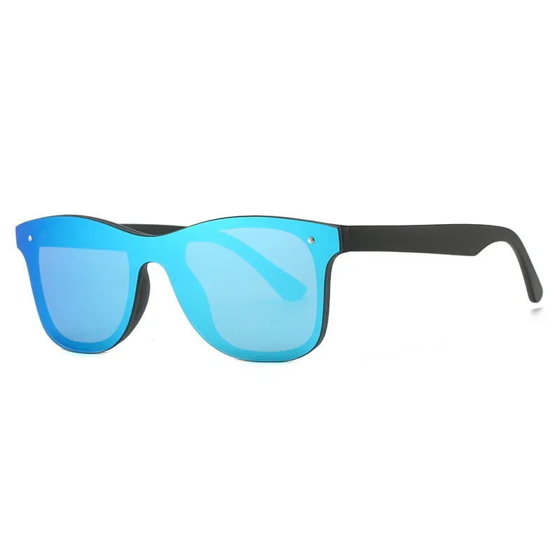 European American Fashion and Colorful One-piece Sunglasses Frameless Windproof Sunglasses Outdoor Ultraviolet-proof Sun Visors