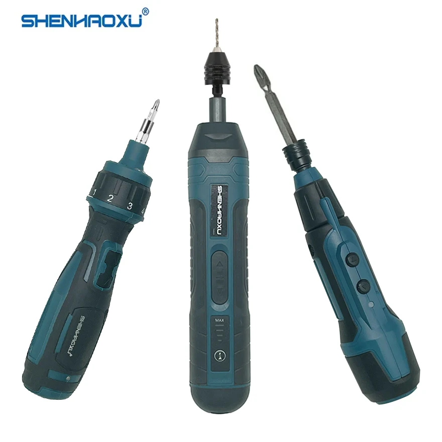 Electric Screwdriver Battery Rechargeable Cordless Screwdriver Powerful Impact Wireless Screwdriver Drill Electric Screw Driver