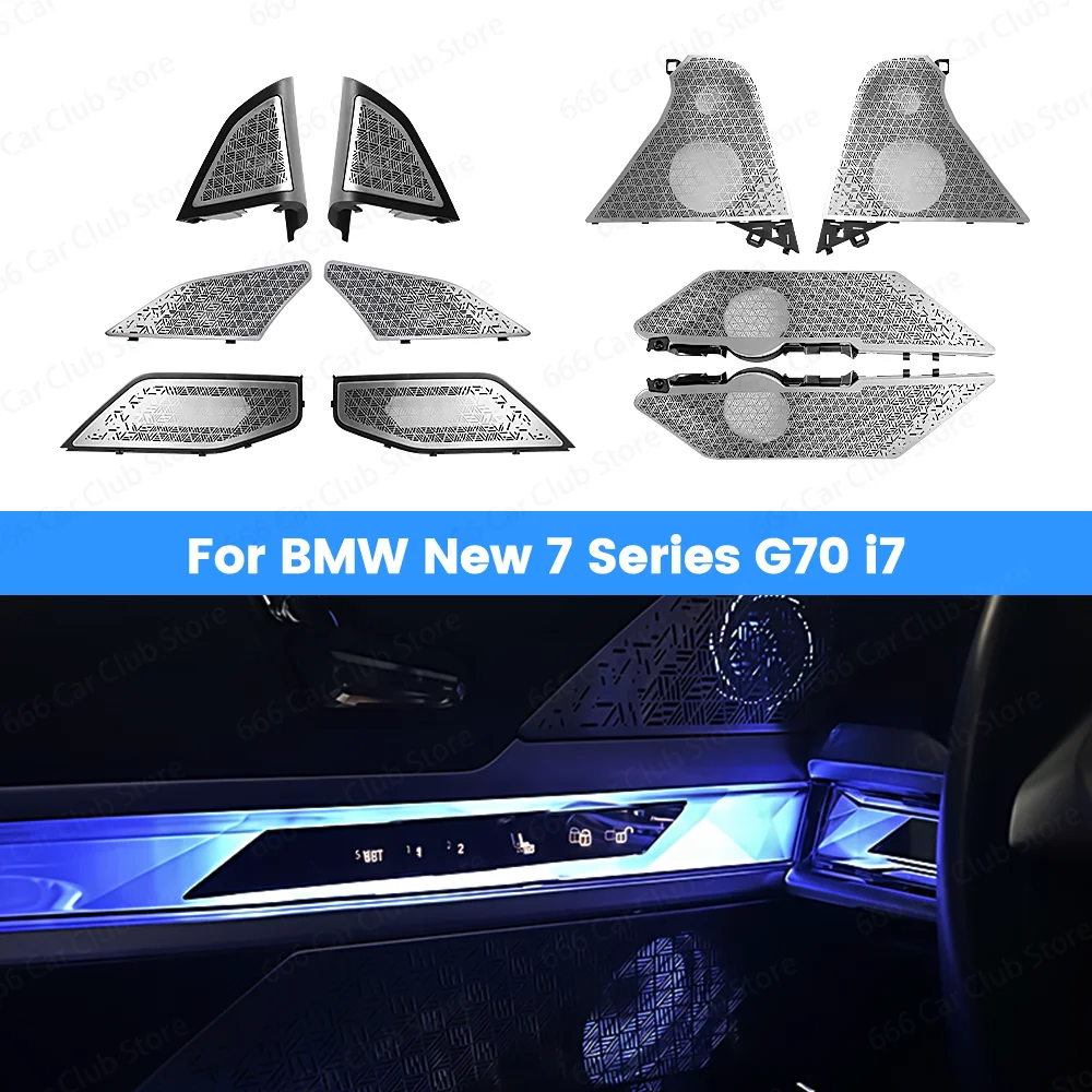 

Светодиодный чехол для динамика BMW New 7 Series G70 I7 — 11 цветов в наличии, декоративный аксессуар для салона автомобиля
