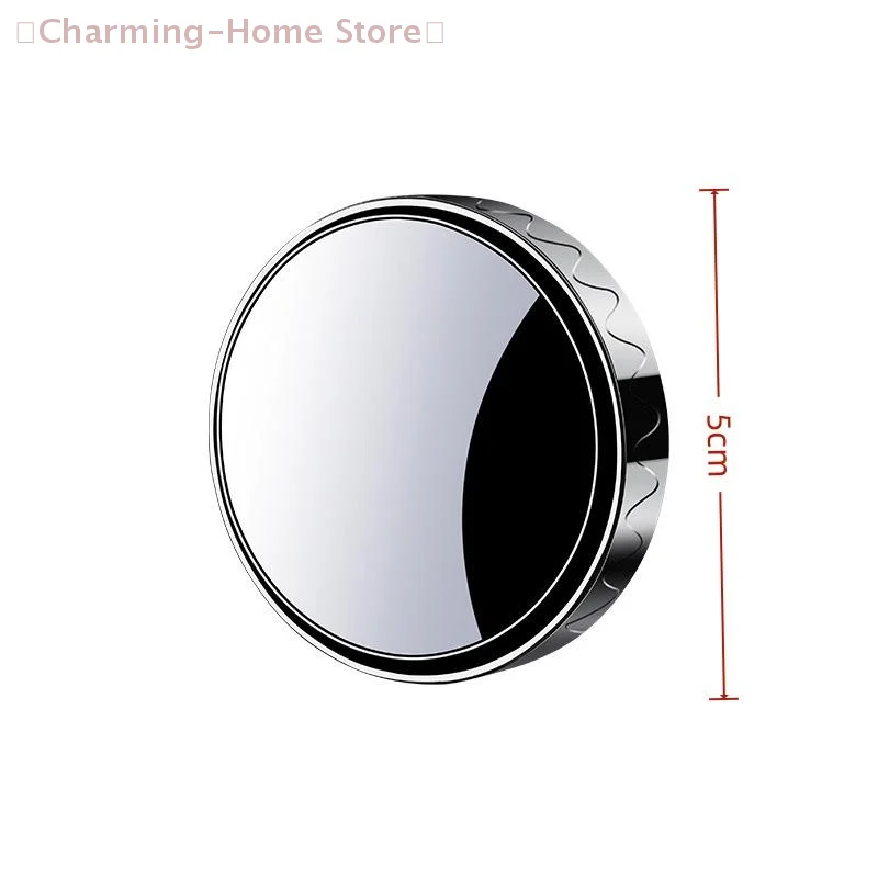 【M】1 Pair 360 Blind Spot Mirror Adjustable Round Frame Wide-angle Rearview Car Rearview Sucker Mirrors Auxiliary Convex Mirror