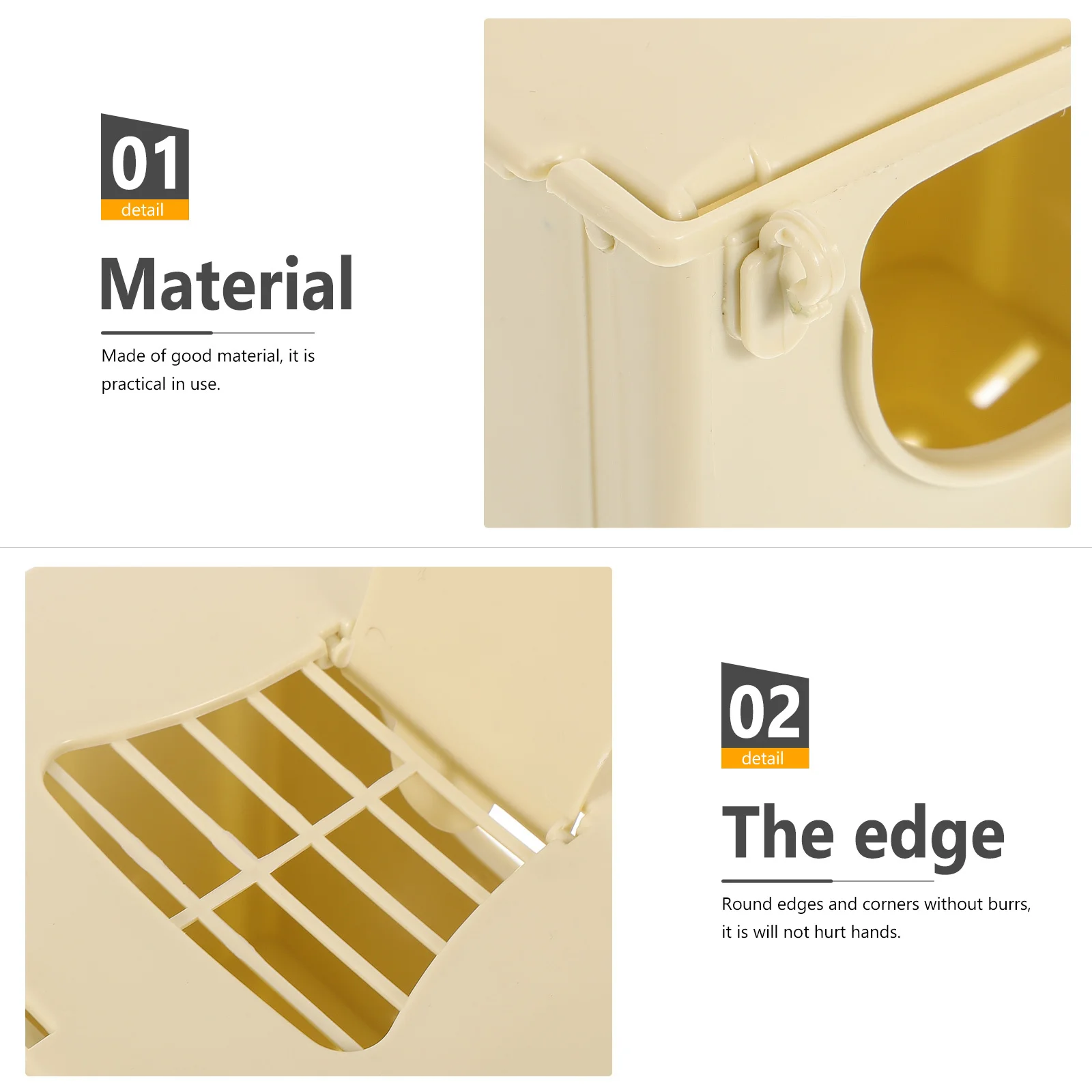 

4pcs Bird Breeding Box Plastic Nesting House For Small Birds Hanging Hatching Hut Suitable Finches Parakeets Lovebirds Pet Cage