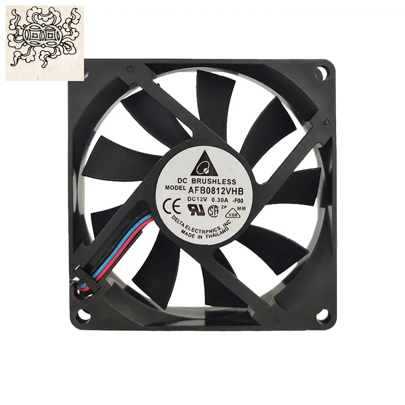 

Ltsf For AFB0812VHB DC12V 0.30A 8015 8cm Ventilador De Enfriamiento De Bola De Ventilador De 3 Cables