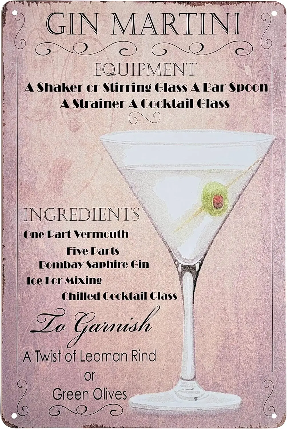 ; Popular Cocktails…