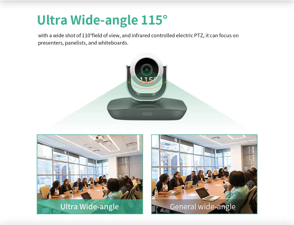 كاميرا ويب عالية الدقة 1080 بكسل مع ميكروفون متعدد الاتجاهات للمؤتمرات عبر الإنترنت #5