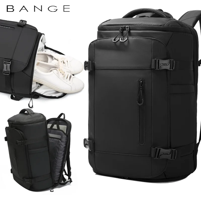 BANGE Carry On Backpack Cabin Bag Travel Backpack for Men Shoes Handle Luggage Leisure Laptop Backpack mochila para viaje cabina