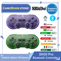 8Bitdo SN30 Pro Bluetooth Gamepad Controller with Hall Effect Joystick for Nintend Switch 2MacOS Android PC SteamoS Raspberry Pi