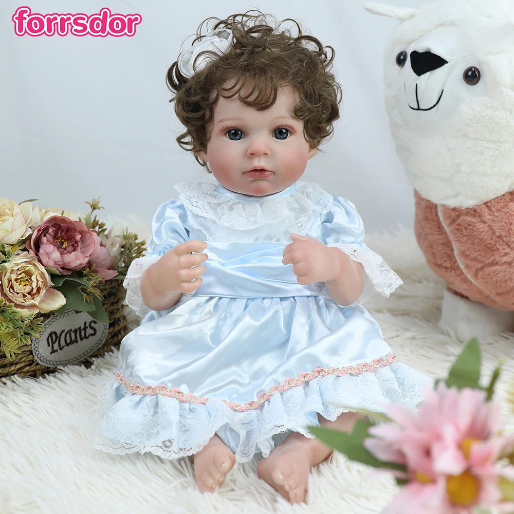 50CM Lifelike Bebe Reborn Baby Doll Ariaana Full Silicone Vinyl Newborn Girl Doll Princess Toddler Toy Christmas Birthday Gifts
