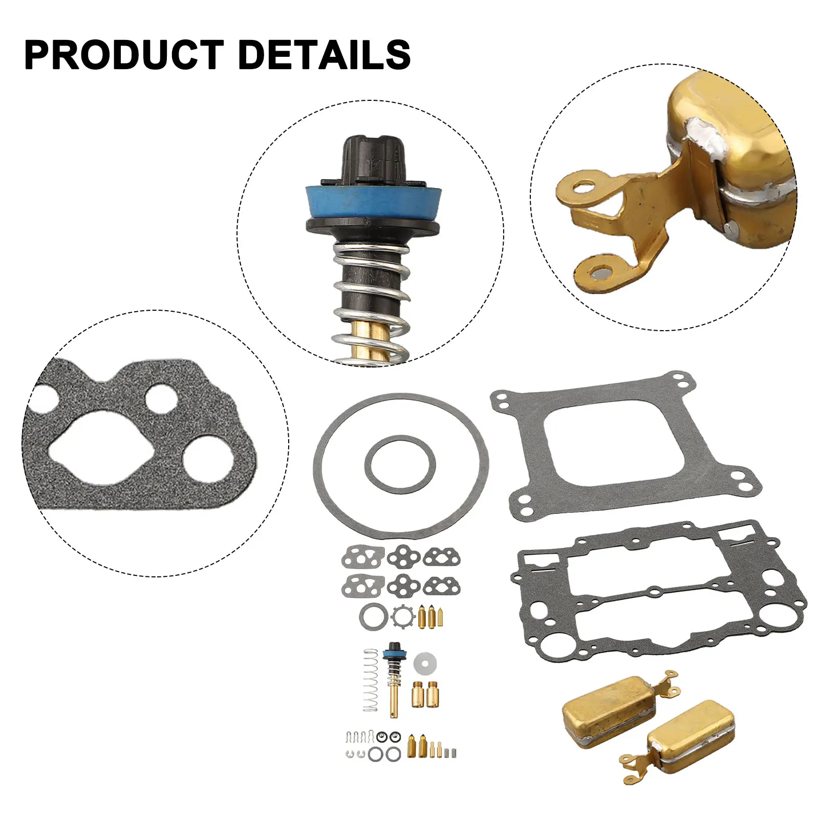 Reliable Carburetor Rebuild Kit for Edelbrock 1477 1400 1404 1405 1406 1407 1409 1411 Non Deformation Material