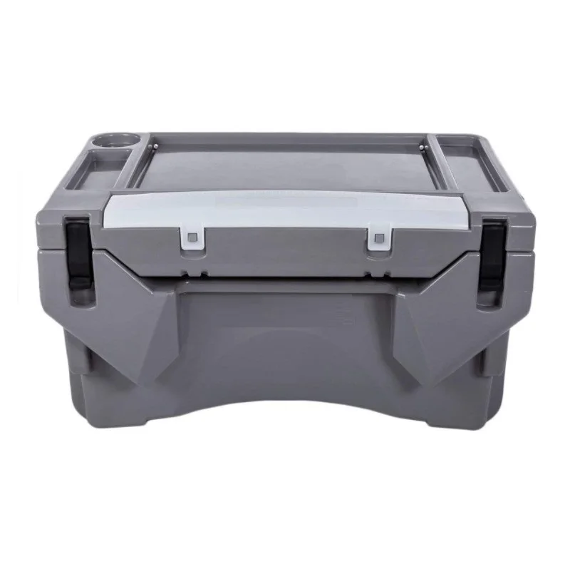 Special Shape Fishing Cooler Box Customized Gray Ice Cooler