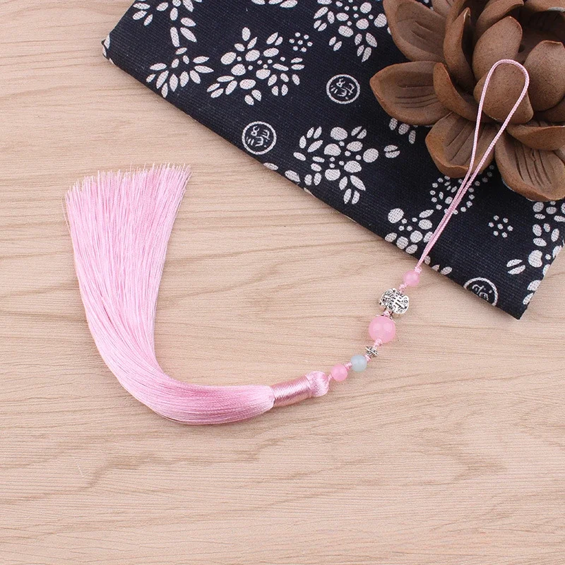 

Chinese Style Alloy Butterfly Ice Silk Tassel DIY Craft Jewelry Clothes Key Chain Accessories Home Decor Pendant Fringe 10Pcs