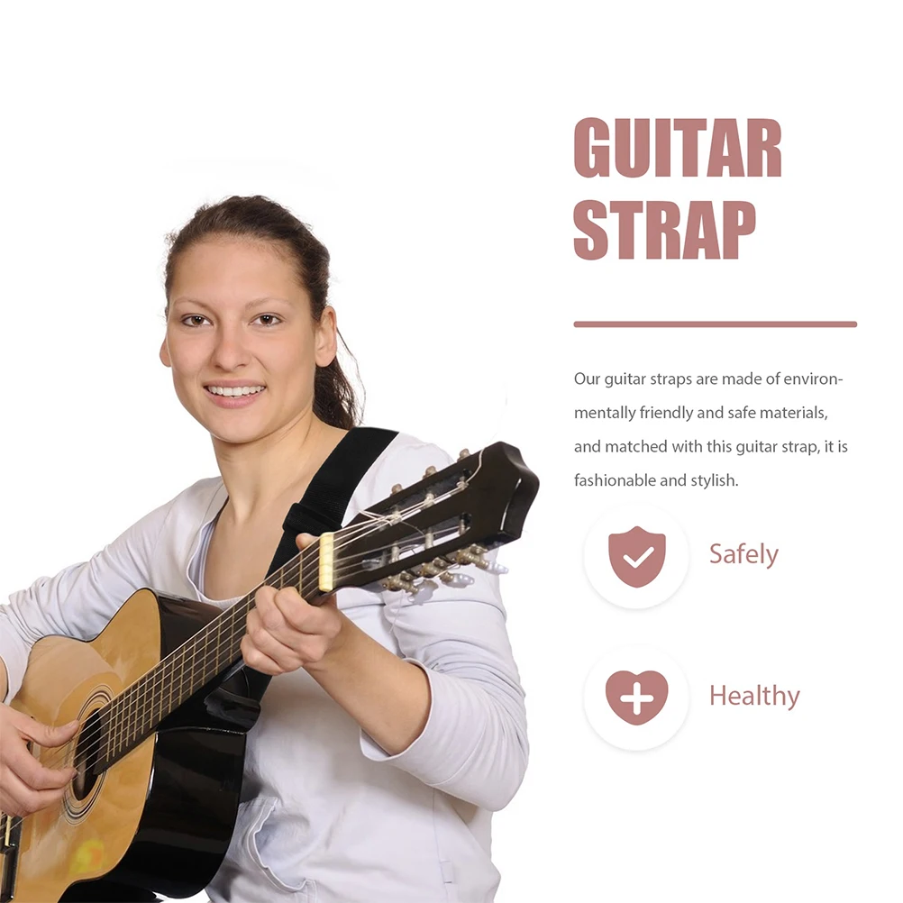

High-Quality Thick Guitar Strap Adjustable Guitar Belt for Electric and Folk Guitars