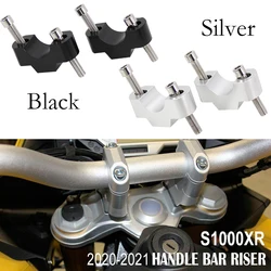 2020 2021 New Black and Silver Motorcycle Accessories Handlebar Riser Handle Bar Clamp Extend Adapter For BMW S1000XR S 1000 XR