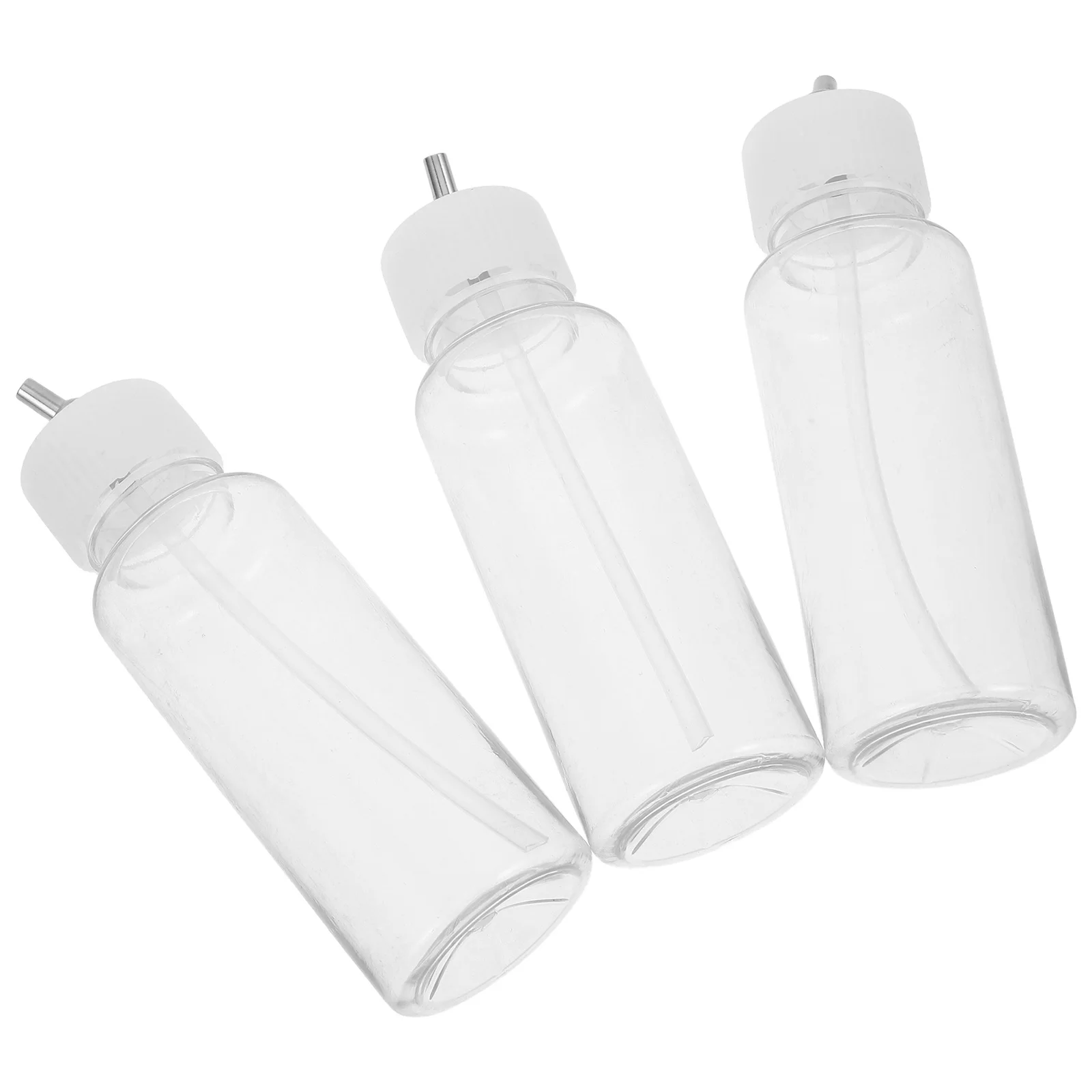 3Pcs 80cc Airbrush Farbe Lagerung Flaschen Kunststoff Nachfüllbare Siphon Feed Flaschen Gläser Farbe Mischen Tassen Airbrush Flasche Container