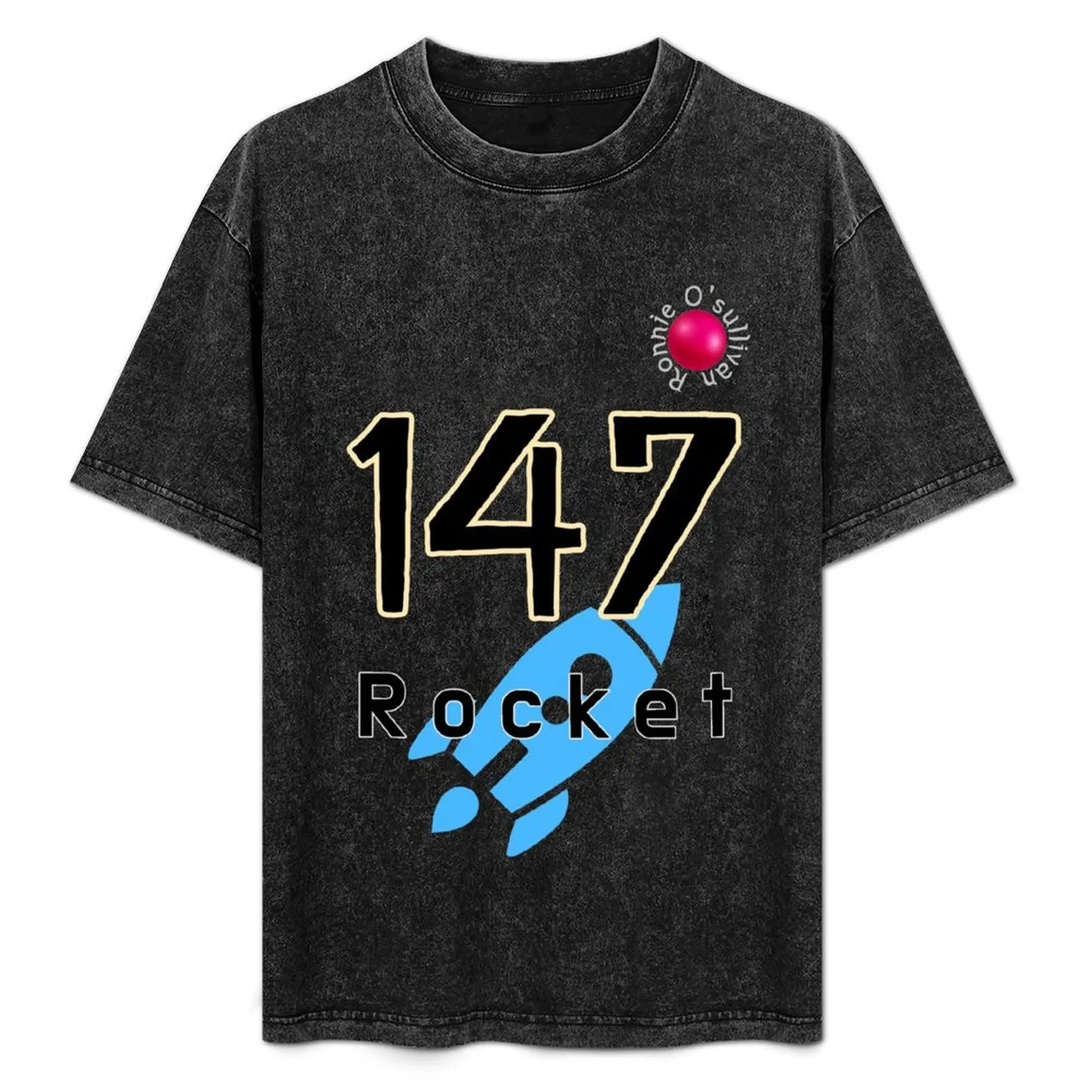 

Rocket Ronnie O'sullivan T-Shirt Basic Solid Tee for Daily Use
