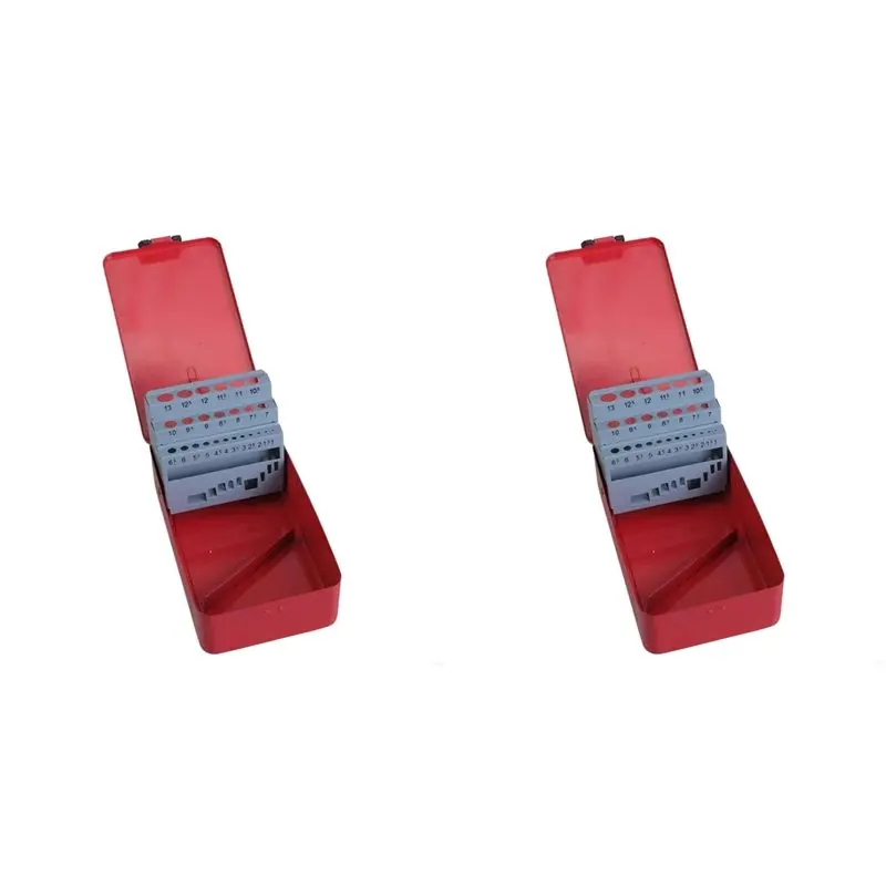 

Органайзер для сверл WCS-2X на 25 шт., пустой индексный бокс для хранения сверл