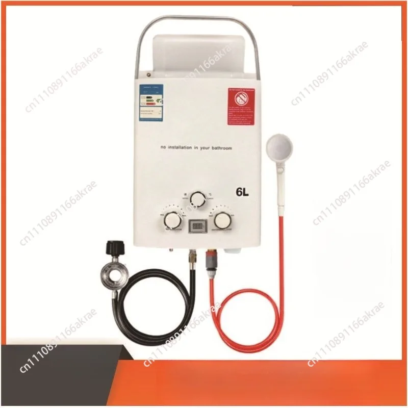 Portable Gas Water Heater for Camping Outdoor RV Travel Portable On-Board Water Heater for Mobile Use