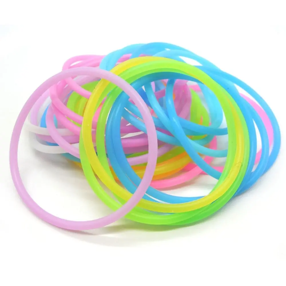 Hair Ropes Simple Jewelry Gift Multicolor Bracelet Silicone Bracelets Bangles Silicone Thin Bracelet