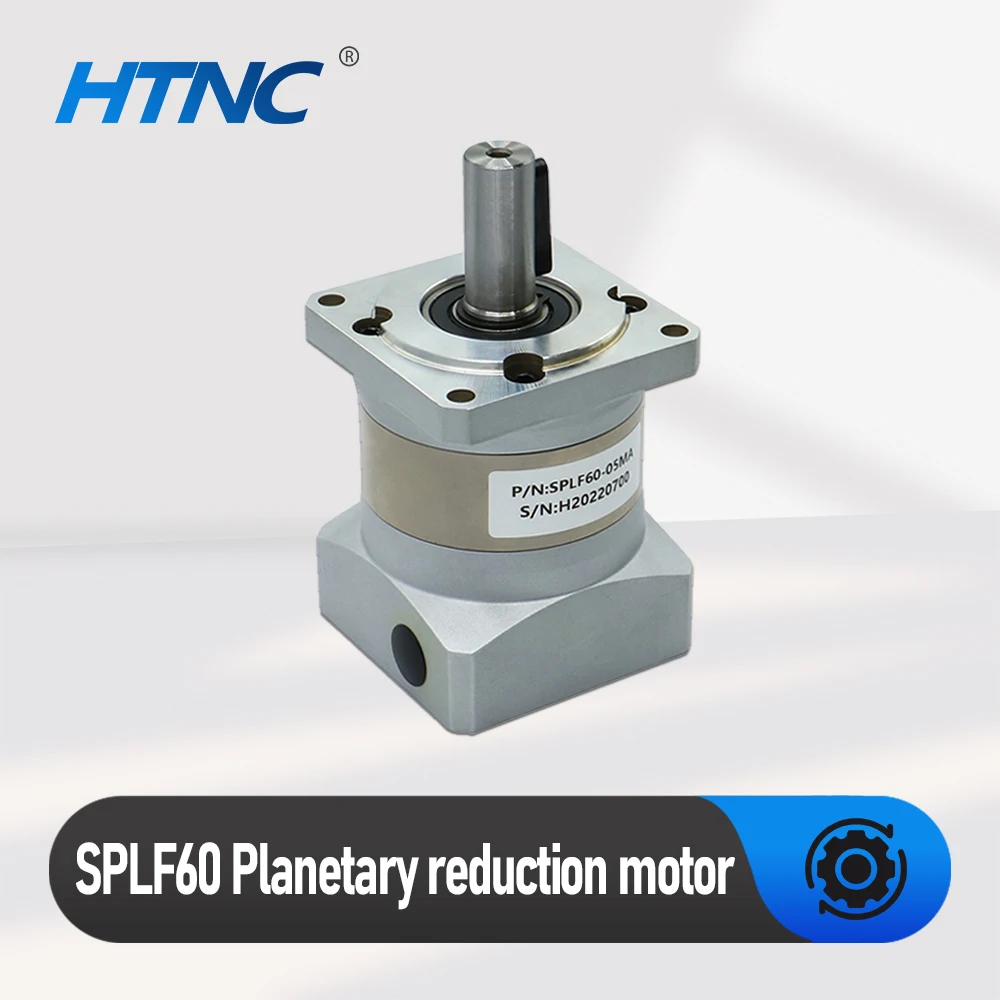 High Accuracy Planetary Reducer HPS60 Suit For 200w 400w 600w 60 Flange Servo Motor Input Hole 14mm 10Arcmin Max 30Nm For CNC