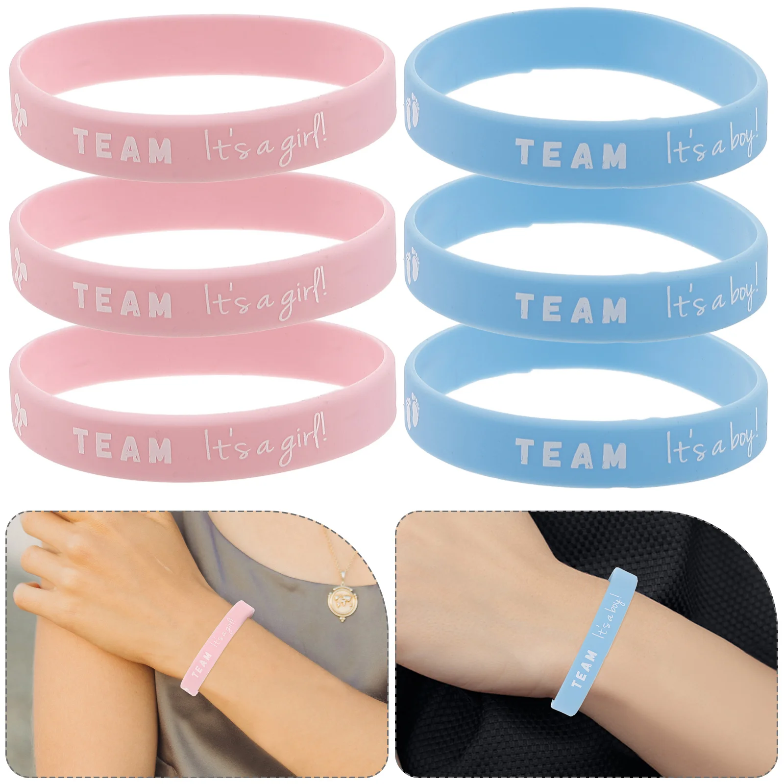 

Shower Party Favor Favors for Reveal Wristbands Game Prizes Winners Decorations Bracelets