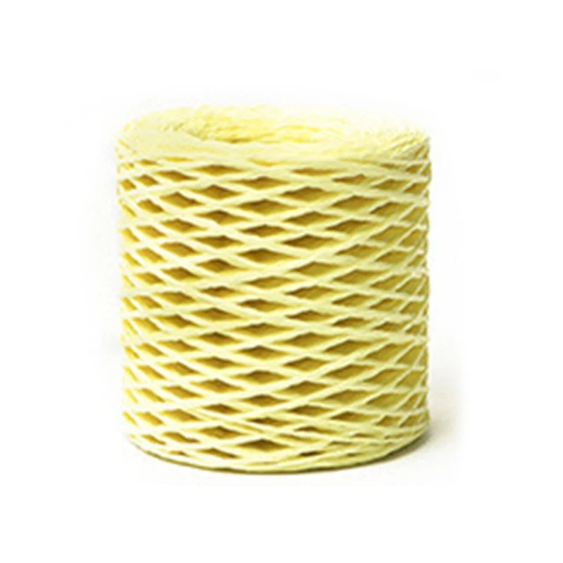 Raffia Yarn Soft Cotton Raffia Straw Yarn Length 150m Colorful Thread DIY Weaving Material for Straw Bags Baskets Hat Dropship