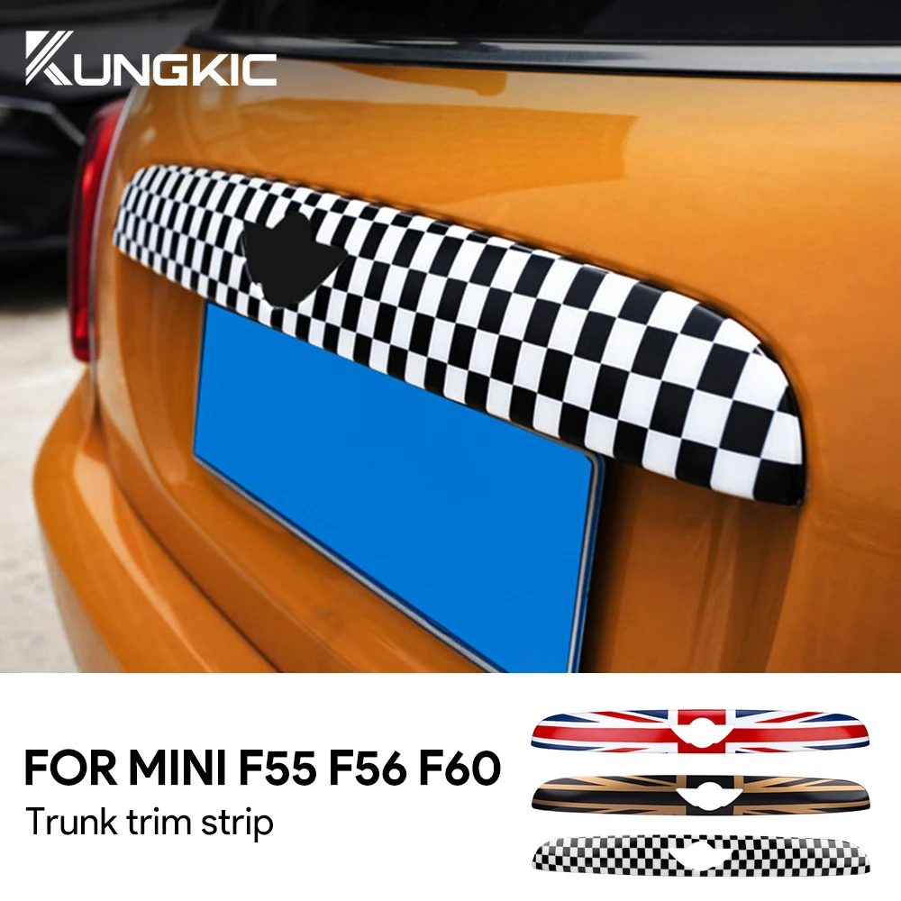 

Car Rear Door Trunk Strip Cover for Mini Cooper F60 Countryman ABS Case Sticker Tailgate Handle Decor Styling Accessory