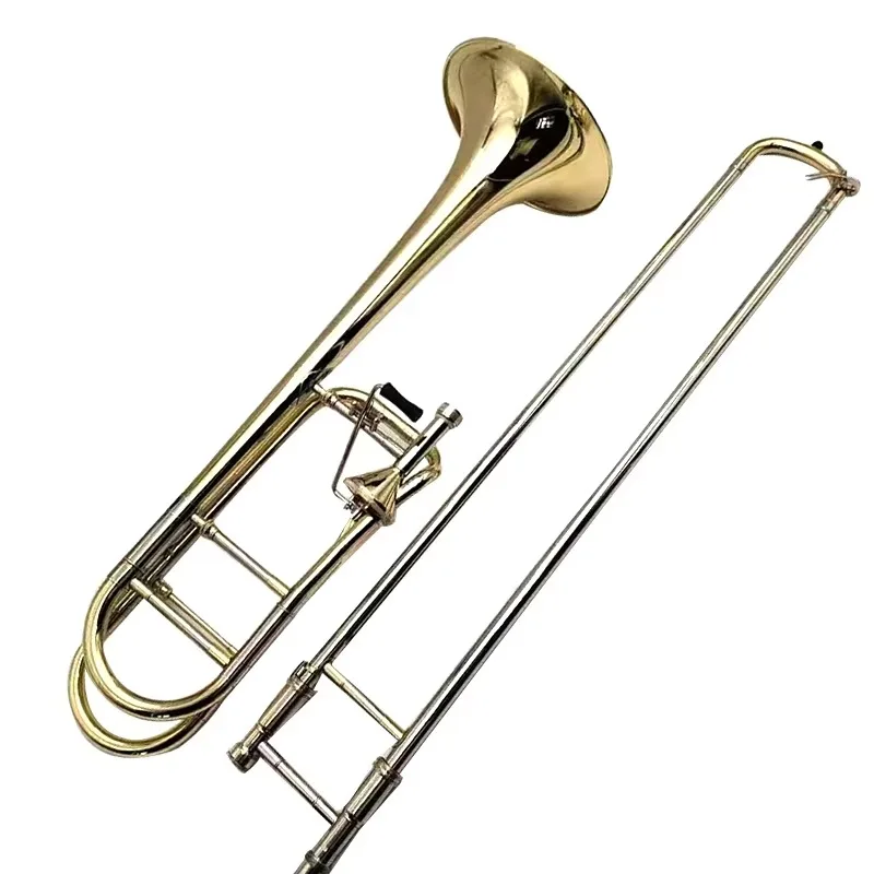 Chinese Manufacture Production High Quality Yellow Brass Taper Trombone for Professional Player