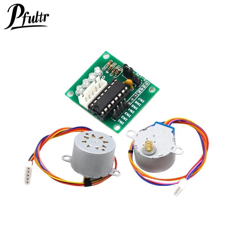 1 Set High Quality 5V/12V 5-wire 4 Phase Stepper Motor And Driver Board ULN2003 For Arduino DIY Accessories