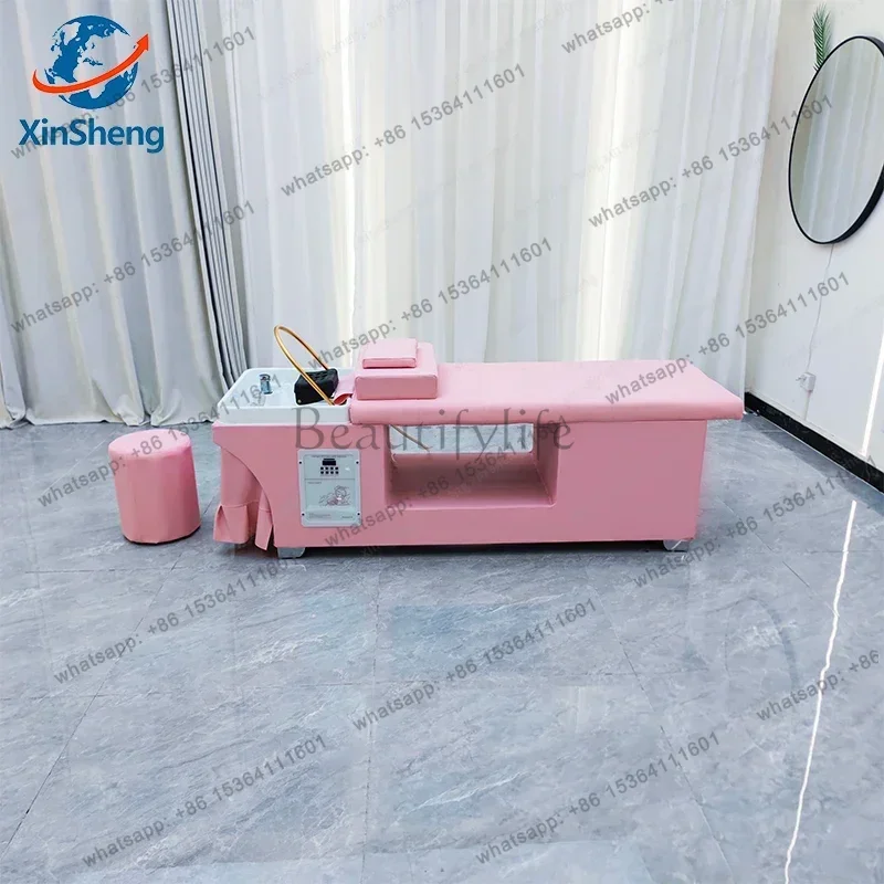 Hair Wash & Head SPA Fumigation Shampoo Bed Beauty Salon Massage Table Massage Beds Barber Shop Commercial Furniture 4