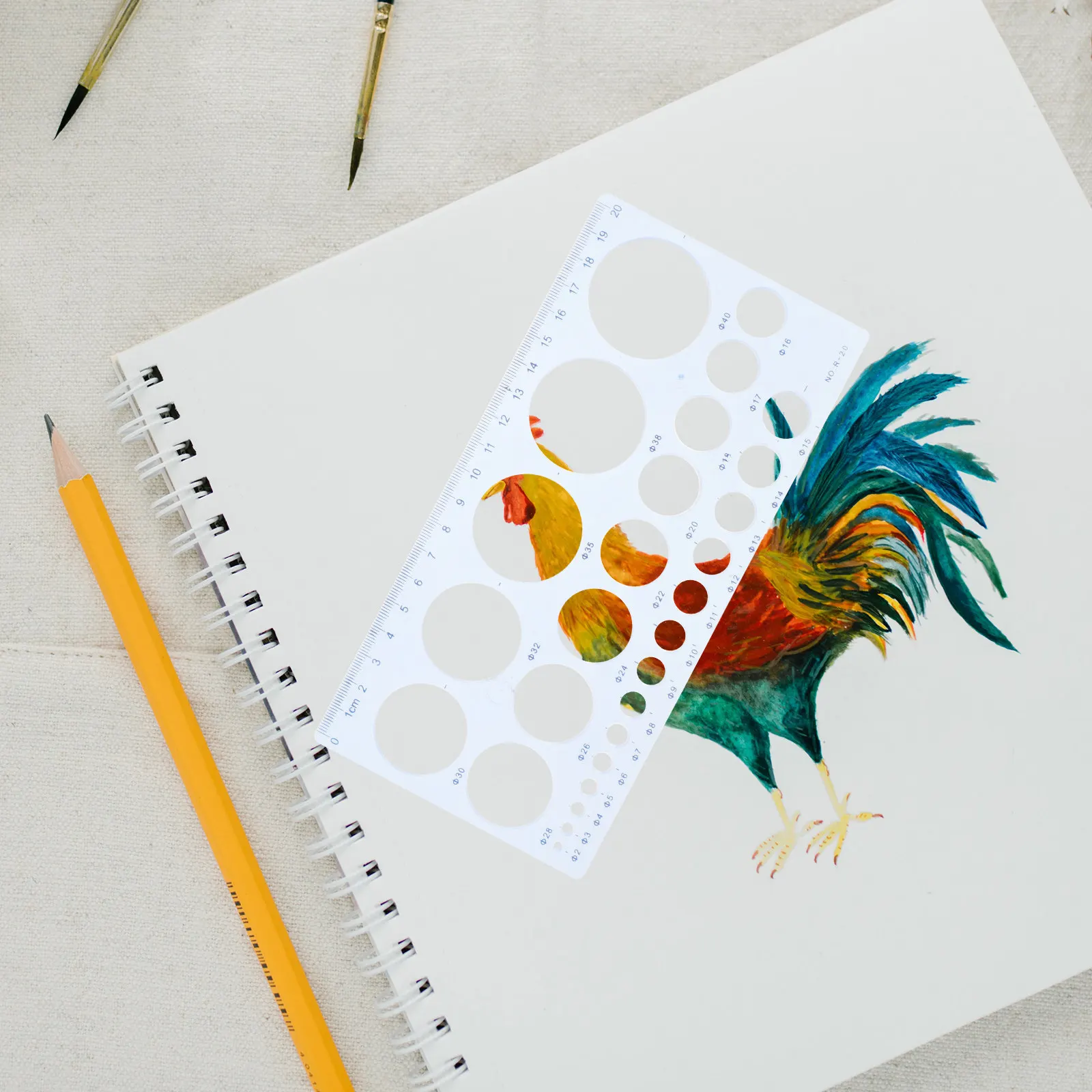 

Набор из 6 пластиковых линеек-трафаретов для черчения: геометрические шаблоны, инструмент для создания кругов и отверстий, для инженерных работ, строительства, архитектуры, школы